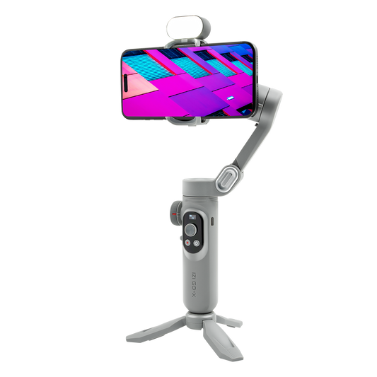 IZI GO-X 3-Axis Gimbal Online: OLED Display, LED Light, AI Tracking - IZI