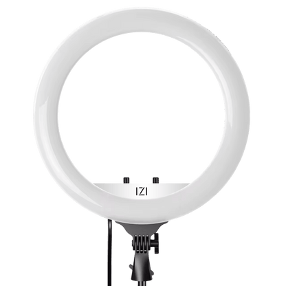 IZI Light 18 inch LED RGB Ring Light, 28+ Multicolor Modes with Anti skid base for YouTube, Photo Video Shoots, Live Streaming, Makeup, iPhone/Android Phone & Camera Compatible, Without Tripod