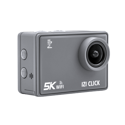 IZI Click 5K Action Cam - 30FPS, Wide Angle, EIS, Waterproof - IZI