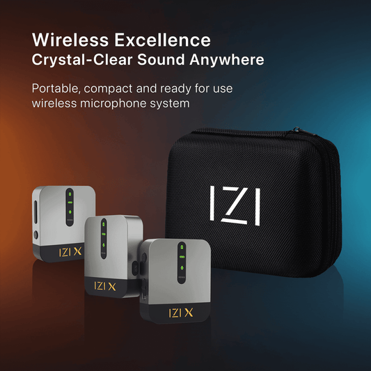 IZI Introduces the IZI X Wireless Microphone – The Ultimate Solution for Crystal-Clear, Convenient Audio Recording