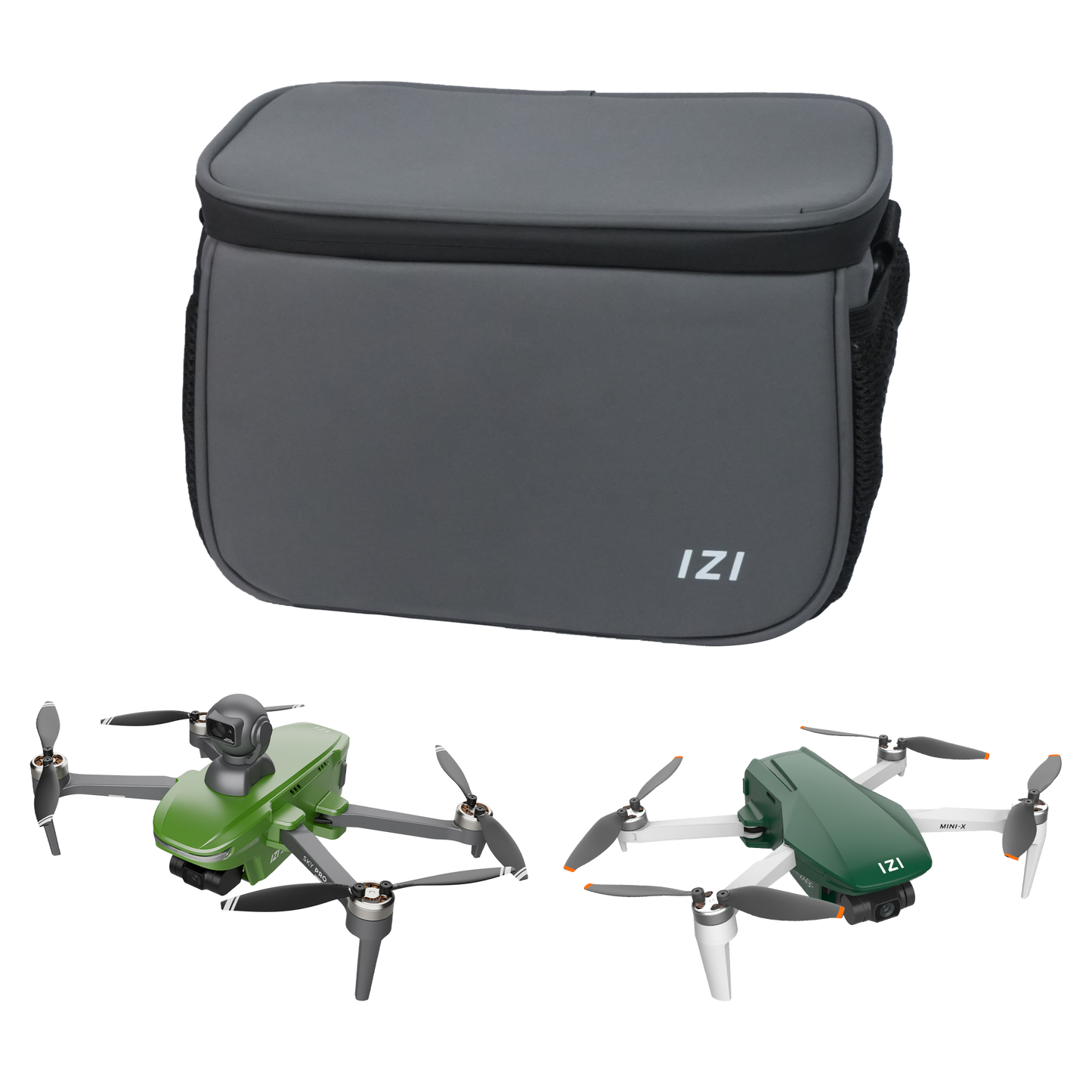 IZI Drones Carrying Bag with Water Resistance, Portable Storage Case for IZI Sky Pro and Mini X, Durable Travel Bag for Full Drone Accessories Kit - IZI