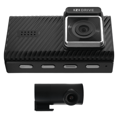 IZI DRIVE Plus 4K Dash Camera - Dual Channel, GPS, Night Vision - IZI