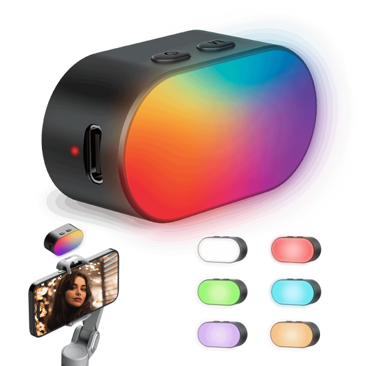 IZI GO X RGB LED Magnetic Fill Light - 16 Modes, 2 Hrs Runtime - IZI