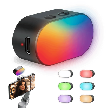 IZI GO X RGB LED Magnetic Fill Light - 16 Modes, 2 Hrs Runtime - IZI