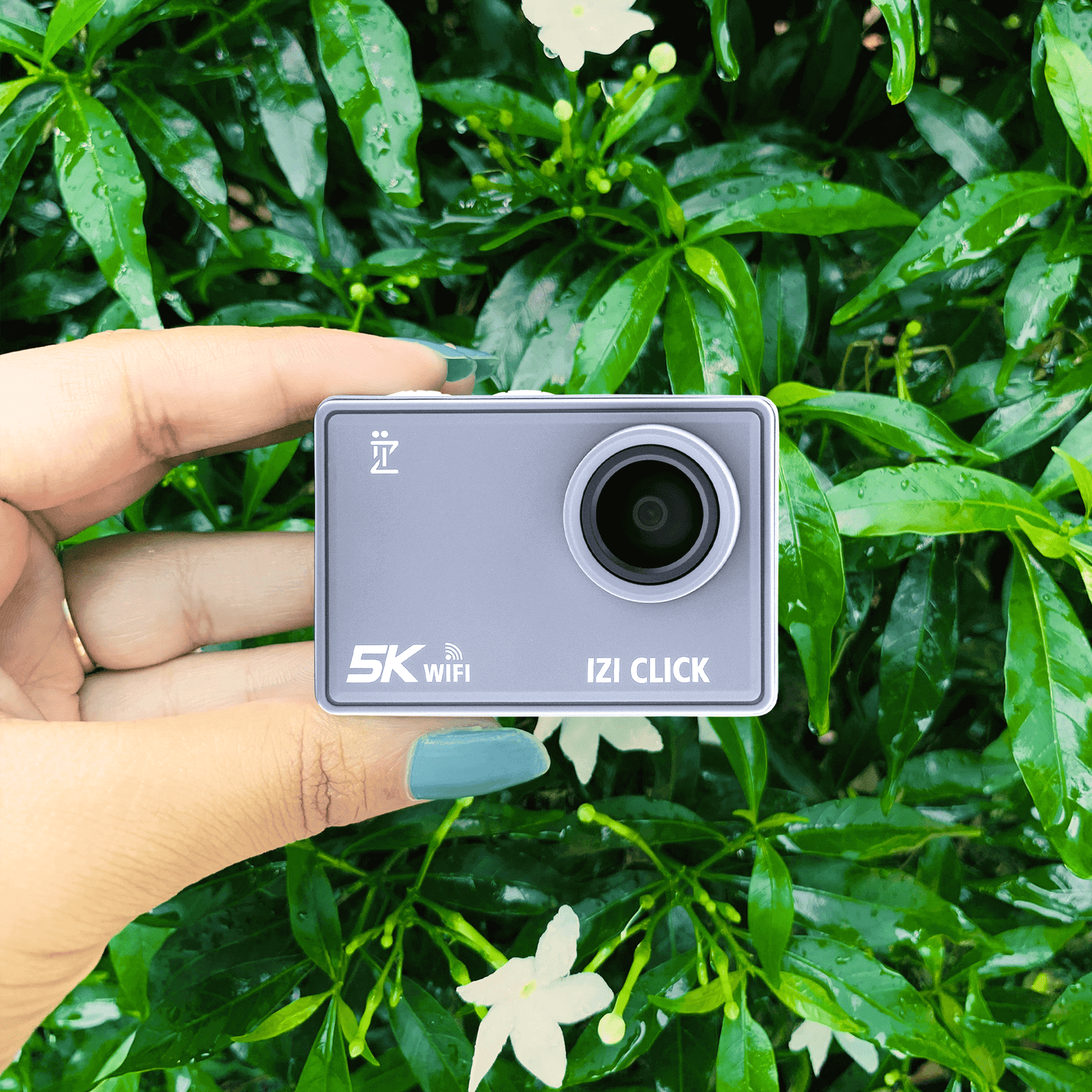 IZI Click 5K Action Cam - 30FPS, Wide Angle, EIS, Waterproof - IZI