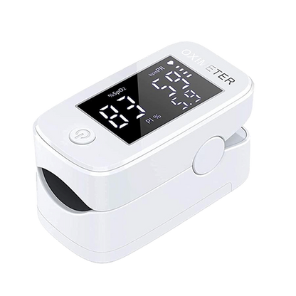 IZI Fingertip Pulse Oximeter 1.5″ LED Display | Accurate Fast SpO2 Blood Oxygen & Heart Rate Monitor | Largest LED Display of Fingertip Oximeters (CE, ISO, FDA Approved) – Battery Not Include - IZI